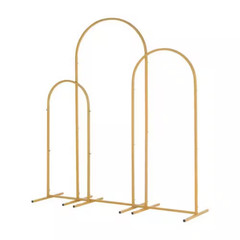 (5.9 Ft. + 4.9 Ft. + 3.9 Ft.) 3-Piece Set Wedding Arc Top Iron Art Wedding Iron