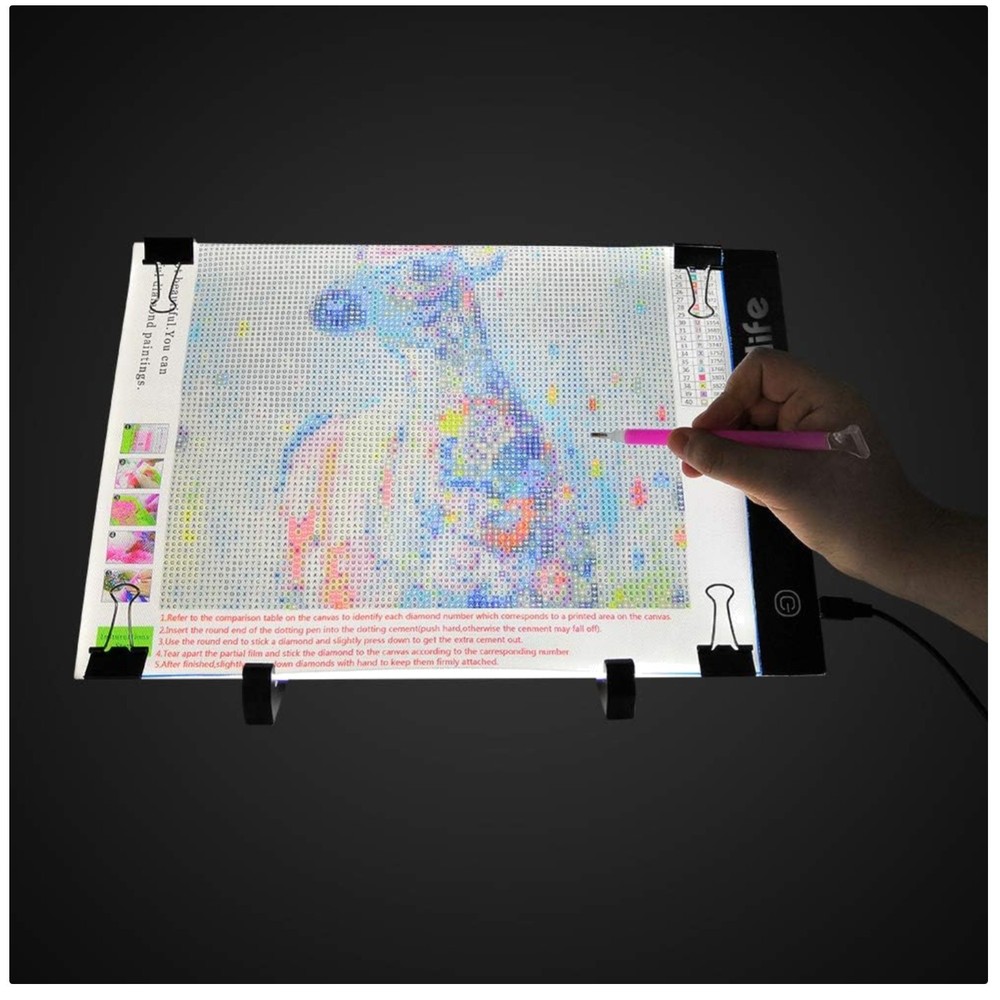 LED Light Pad for Full & Partial Drill Diamond Art