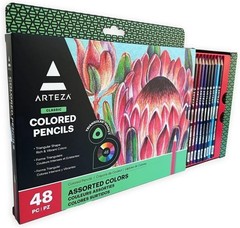 48-Color Soft Wax-Based Colored Pencils