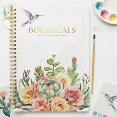 Beautiful Watercolor Book for Beginners – Guided Watercolor Painting Workbook…