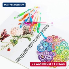 Aen Art Gel Pens for Adult Coloring Books, 30 Colors Fine Point Gel Marker Pen w