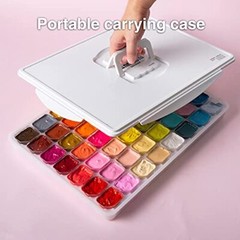 GOUACHE PAINT SET Art Supplies 56 Colors 30ml HIMI