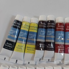 Artist’s Loft Acrylic & Watercolor Paint Set 23 Tube Mixed Media Collection 12ml