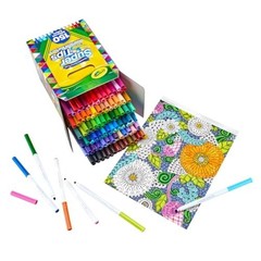 Crayola Super Tips Markers 150ct Washable Fine Broad Line Art Set for Kids
