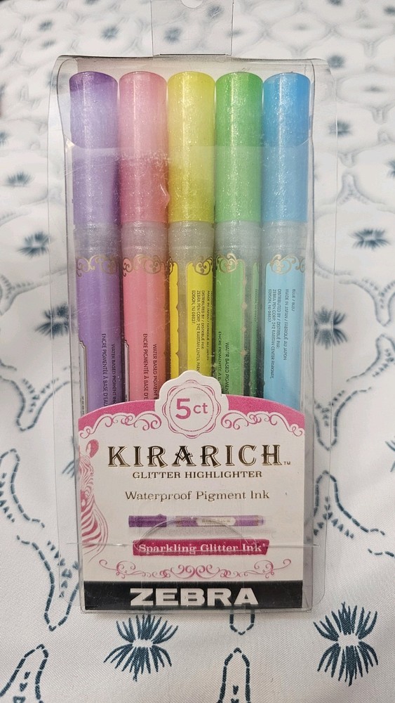 Zebra Kirarich Glitter Highlighter Made In JAPAN