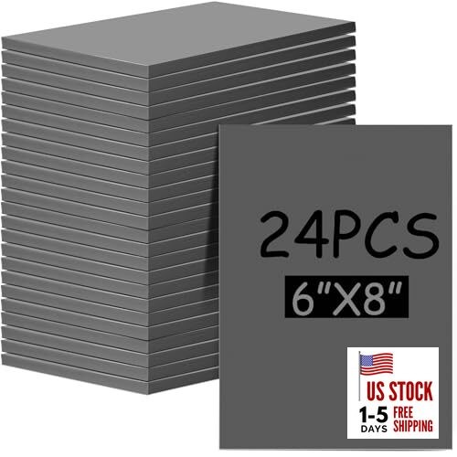 MotiMind Pcs Gray Linoleum Block Rubber Stamp Carving 6 x 8 x 0.12 Inch 24