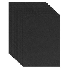 8.3×11.4″ 20Pcs Sanded Pastel Art Papers Colored Pastel Papers, Black
