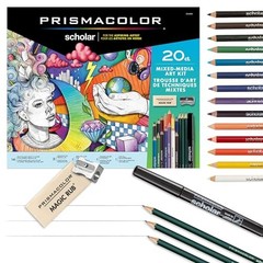 Prismacolor Scholar Mixed Media Art Set, Art Supplies Including Colored