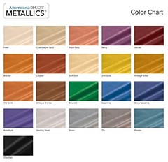 Americana Decor Metallics 24K Gold Paint – 2 Pack, 8oz, Multisurface, Home & …