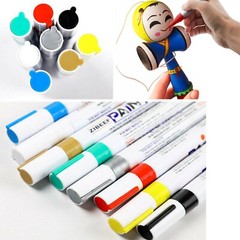 12Pcs Waterproof Permanent Paint Marker Pen For Car Tyre Tire Tread Rubber Metal