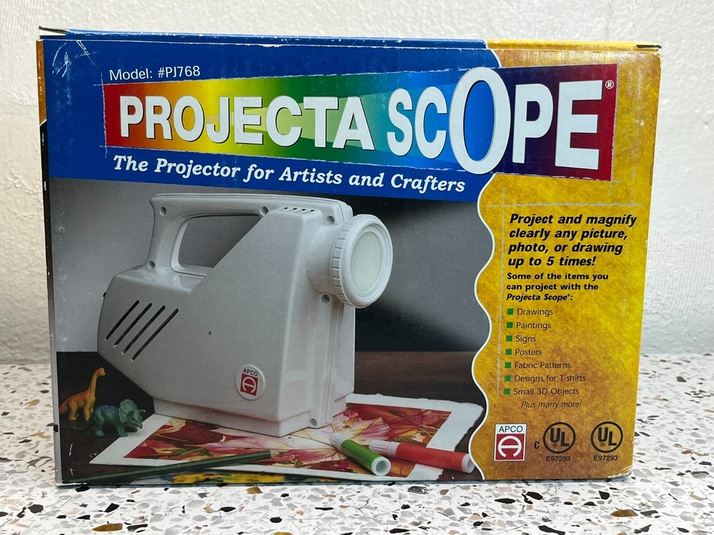 Projecta Scope Projector Model PJ768 Art Hobby Artist Crafters Art School Groups