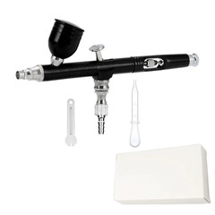 Dual Action Gravity Feed 0.3mm Gun Spray Airbrush Nail Art Paint Tattoo Tool Set
