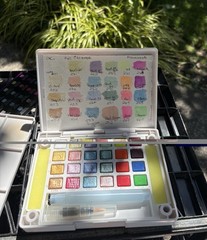2 Fer:Sakura Koi Watercolor Sets: #1 30 pc. Traditional Set #2 30 Metallic Set