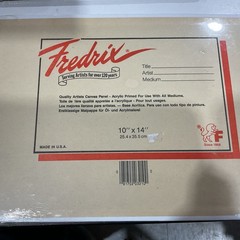 NEW 3 Pack Of 10×14 Fredrix Artist Canvas Panels