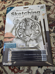 Royal & Langnickel SKBN22 Sketch Pencil Set 10pc 3H-HB-6B Black Single Color