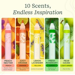 Scented Colored Markers, 5 Double-Sided Markers with 10 Colors & Scents – Col…