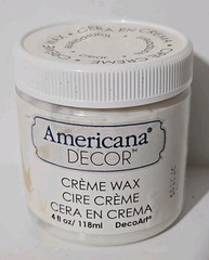 DecoArt Americana Decor Clear Transparent Seal & Protect Creme Wax, 4 Fl. Oz.