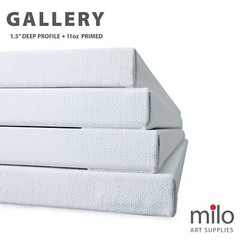 milo Pro Stretched Artist Canvas | 24×30 inches | Pack of 4 | 1.5 inch Profile