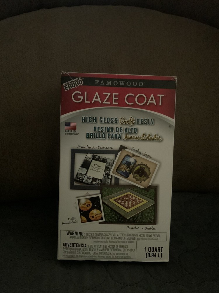 Eclectic Famowood Glaze Coat Craft Quart Kit-Clear