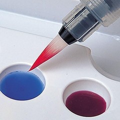 Arts Water Brush Assorted Tips, 3 pc