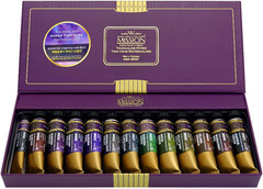 Mission Tourmaline Hyper Watercolor Set, 12 Colors, Unique Granulation