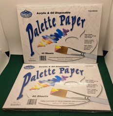 Palette Paper 2 Pack Lot Pad 8.25″X11.5″ 40 Sheets each for Acrylic & Oil Paint