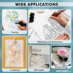 Koala Premium Tracing Paper 8.5×11 inch Transparent white