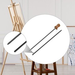 Artist Mahl Stick Arm Rest Professional Aluminum Rod with Artificial Leather