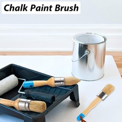 Boao 3 Pieces Chalk and Wax 1.2 inches (Flat), 1 inch (Pointed, Round), Blue