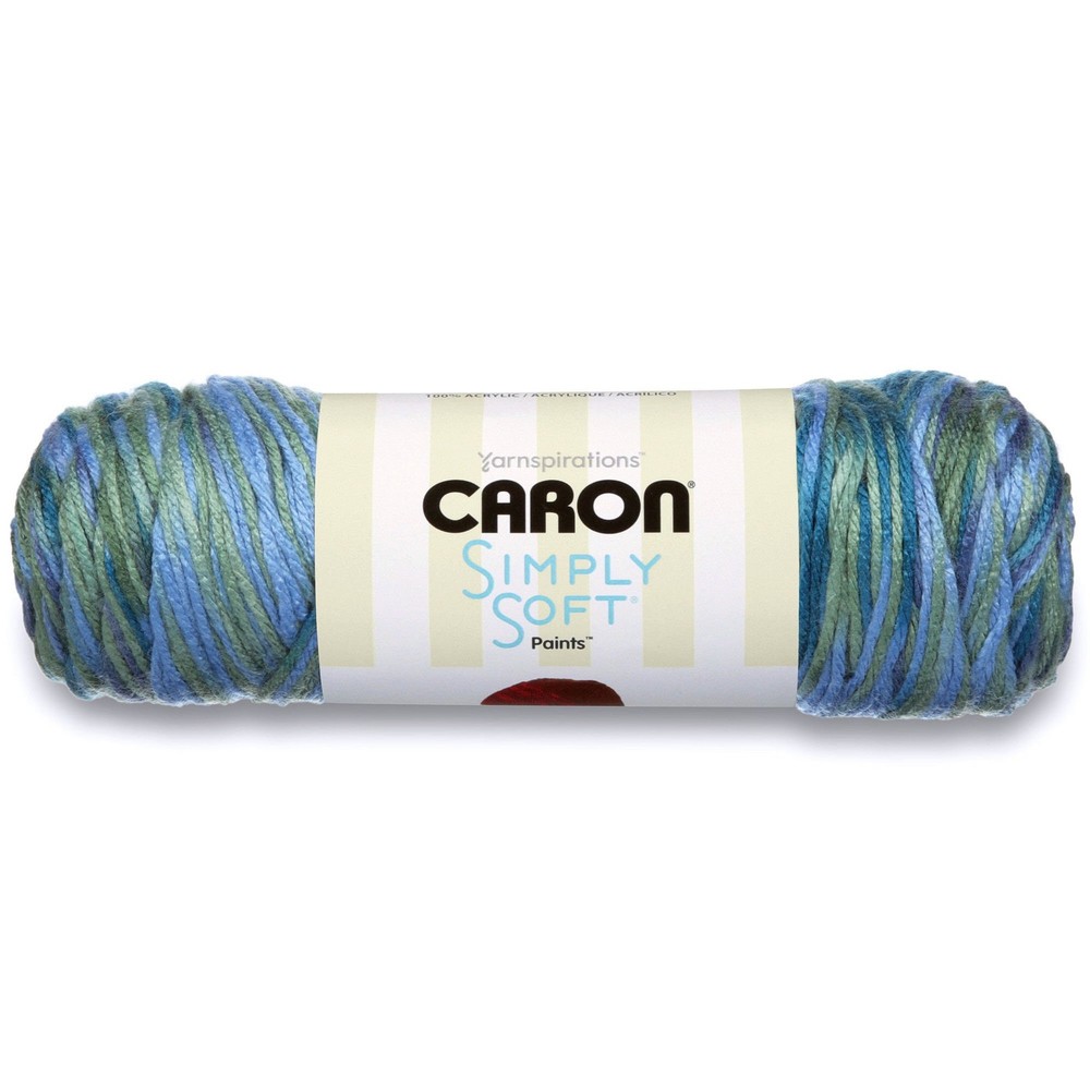 Caron Simply Soft Paints Yarn (4) Medium Worsted Gauge 100% Acrylic – 5oz