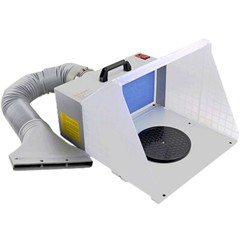 AC100-240V 25W Spray Gun Spray Booth Foldable Paint Sprayer Exhaust Filter