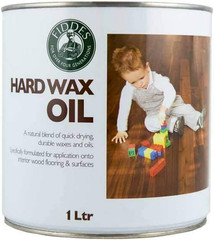 Premium Clear Satin Hard Wax Oil for Wood – 1L Finish