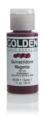 Fluid Acrylics Quinacridone Magenta Professional Paint 1 Oz Bottle Craft Art