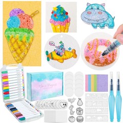78 Pcs 3D Foam Texture Painting Kit, Puffy Paint Kit, Including 46 Pcs Foam T…