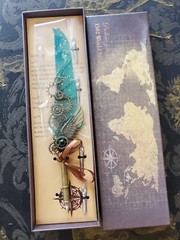 Dolin Youpin 1502 World Map Series Steampunk Feather Ink Pen Calligraphy Pen Set