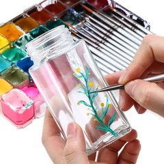 Fine Detail Paint Brush Set 15pcs for Miniature Models Craft Painting Body Pa…