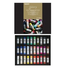 Mungyo Gallery Artists’ Handmade Soft Pastels 30 Colors MPHM-30