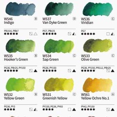 Mijello MWC-1534 Mission Gold Class 15ml tube x 34Colors Watercolor Paints kor