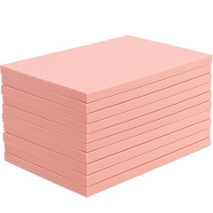 10 PCS 4×6 Inch Pink Rubber Carving Blocks Linoleum Block Stamp Printmaking