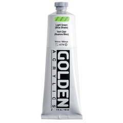 Heavy Body Acrylic Paint Light Green Blue Shade 5 fl oz Tube SemiTransparent