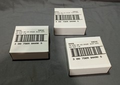 Lot Of 3 Testers Aztek Acrylic Paint 9441A Black Opaque 2 Oz Bottles (9 Total)