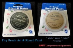 Dry Brush Stencil Paint Hunter Green for Wood Fabric Paper Walls Tole PLAID L22
