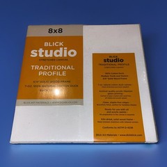 Blick Studio 8” X 8” 100 Percent Natural Cotton Duck Stretched Canvas NEW