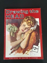 Drawing the Head, By Walter T Foster, Vintage Booklet, Drawing Instructions