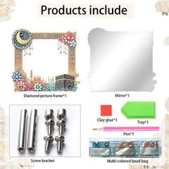 5D DIY Diamond Painting Kit Acrylic Material DIY Special Shape Diamond Art Mi…