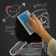 Colorful Chalk with Holder Non and Dustless for Kids Drawing and Writing