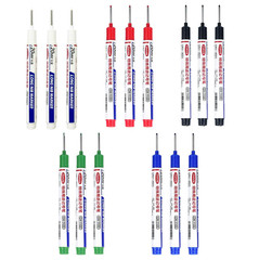 Long Head Deep Hole Marker Pens, 15PCS Long Nib Marker 20mm Quick Dry Waterproof