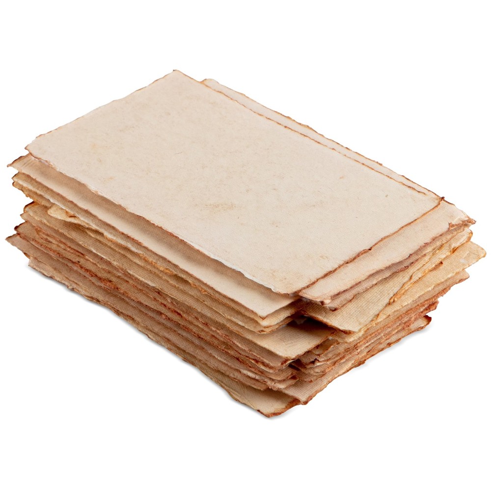Wanderings Thick Handmade Vintage Watercolor Paper, Deckle Edge, 9×12″ 300GSM