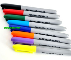 Permanent Markers (GM) Multi Colour Marker Surface Pen Art Bullet Tip Marker Pen
