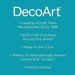 Americana Decor Satin Enamels – 2 Pack 8 Oz Classic Black Acrylic Paint Set f…